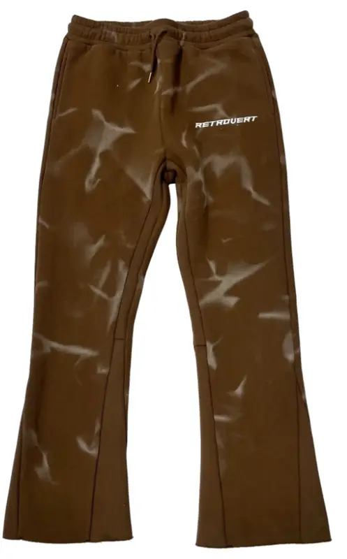Retrovert Flare Mocha Sweatpants $140