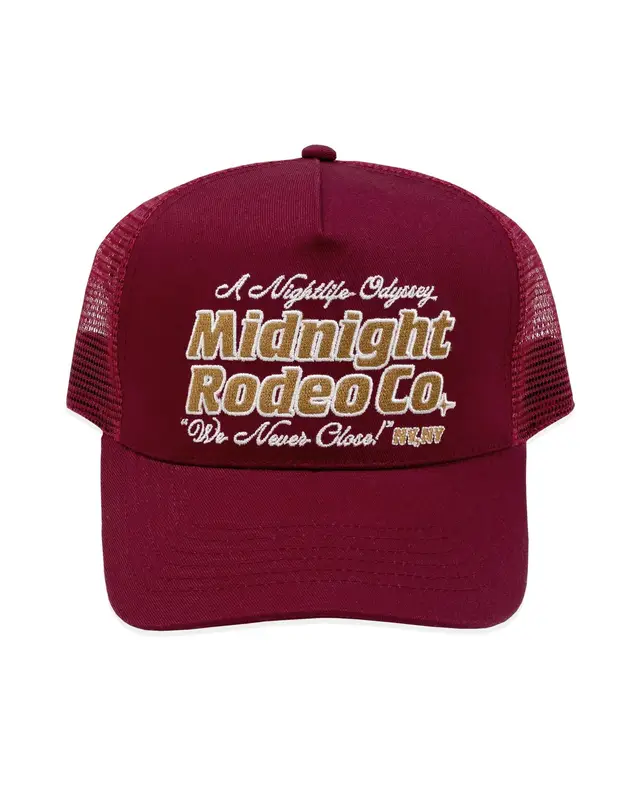 Fashion Moves Forward Midnight Rodeo "Nightlife Odyssey" Trucker Cap $100