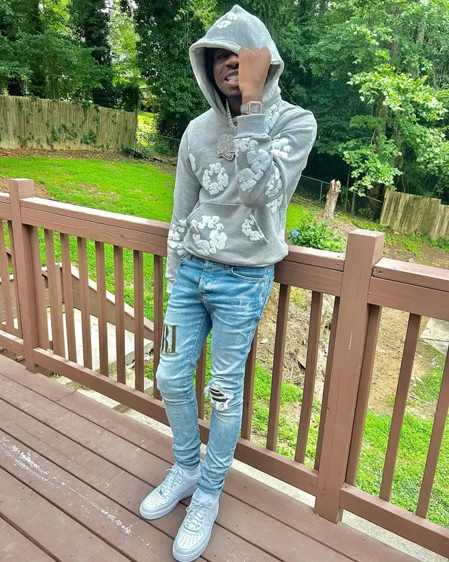 SleazyWorld Go outfit in Denim Tears, Amiri, and Nike, 2023