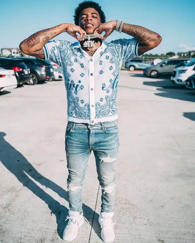 Yungeen Ace outfit in Amiri, 2023