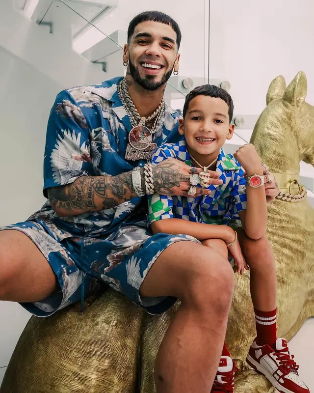 Anuel AA outfit in Amiri, 2023