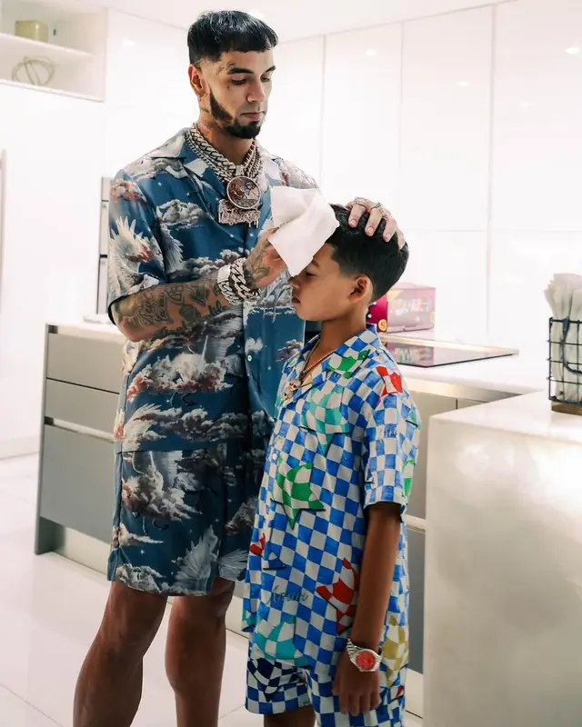 Anuel AA outfit in Amiri, 2023