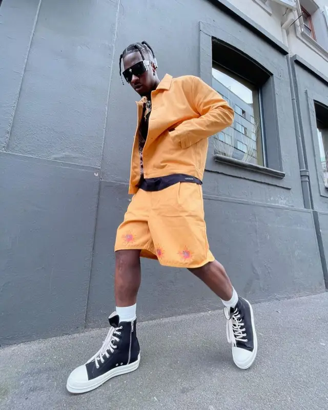 Nji Malone outfit in Jimi Palais, 2023