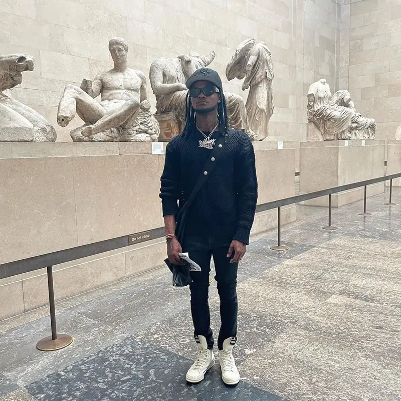 BigBabyGucci outfit in Rick Owens, Converse, and Saintwoods, 2023