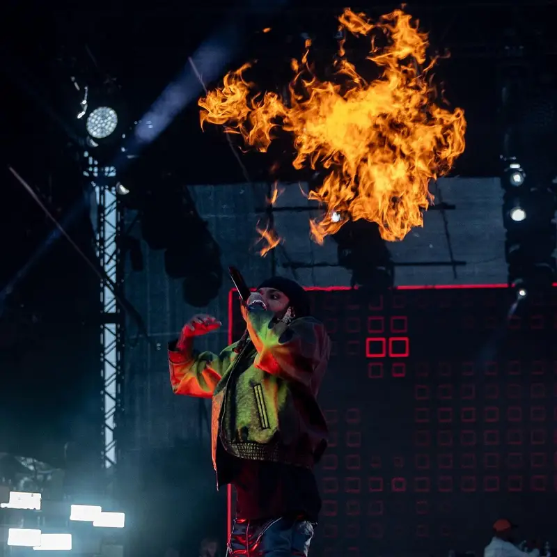 Lil Gnar outfit in Chaos Gone Global, 2023