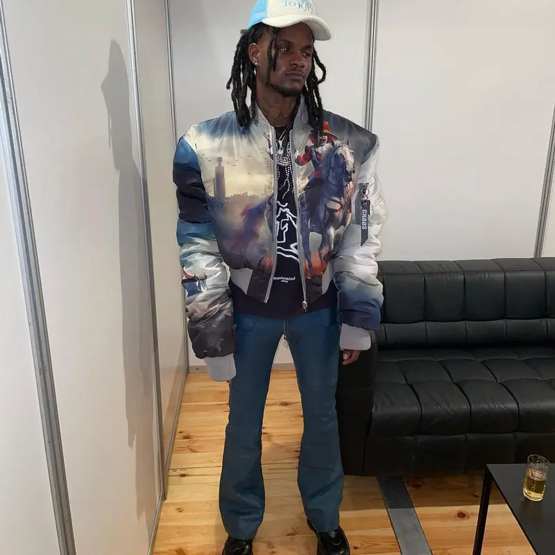 BigBabyGucci outfit in Cactus Jack, Dr. Martens, and Mastermind, 2023