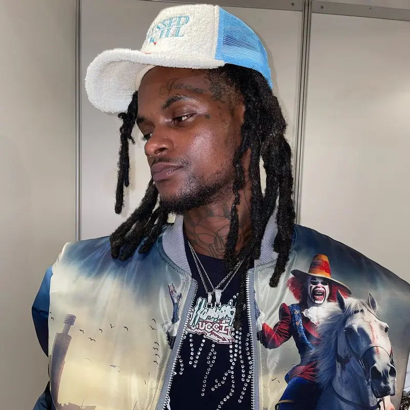 BigBabyGucci outfit in Cactus Jack, Dr. Martens, and Mastermind, 2023