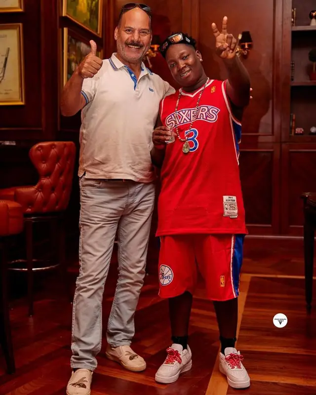 T.I Blaze outfit in Philadelphia 76ers Merch, Supreme, and Nike, 2023