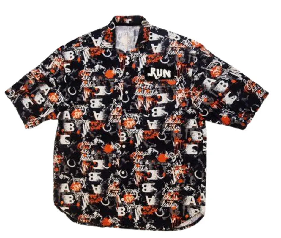 Run Fashion Pattern Vintage Shirt $125