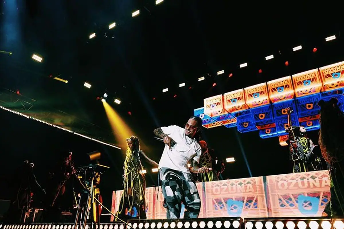 Ozuna outfit in Louis Vuitton and Cartier, 2023