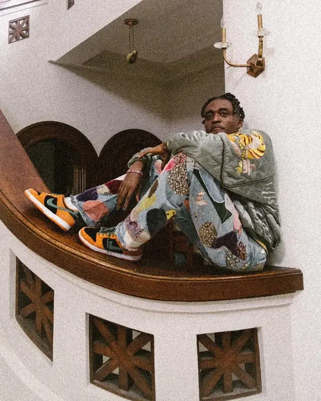 Cheque outfit in Kapital, Nike, and Alyx, 2021