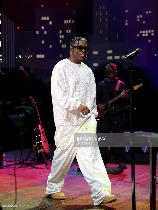 Lil Yachty outfit in Timberland and Veneda Carter, 2023