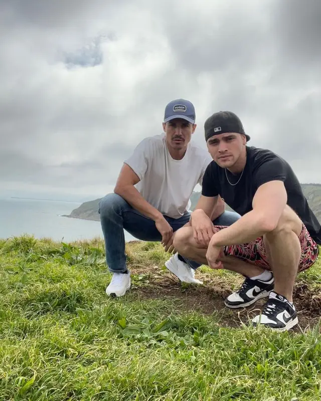Gabriel Guevara outfit in Lacoste, Nike, and New Era, 2023