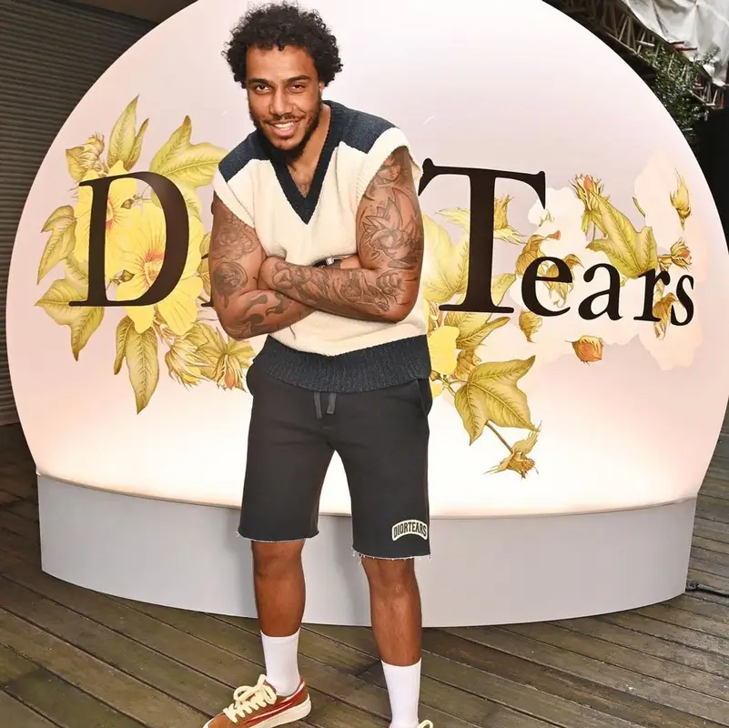 AJ Tracey outfit in Dior, 2023
