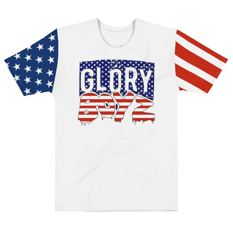 Chief Keef Merch Glory Boyz USA Flag T-Shirt  $50