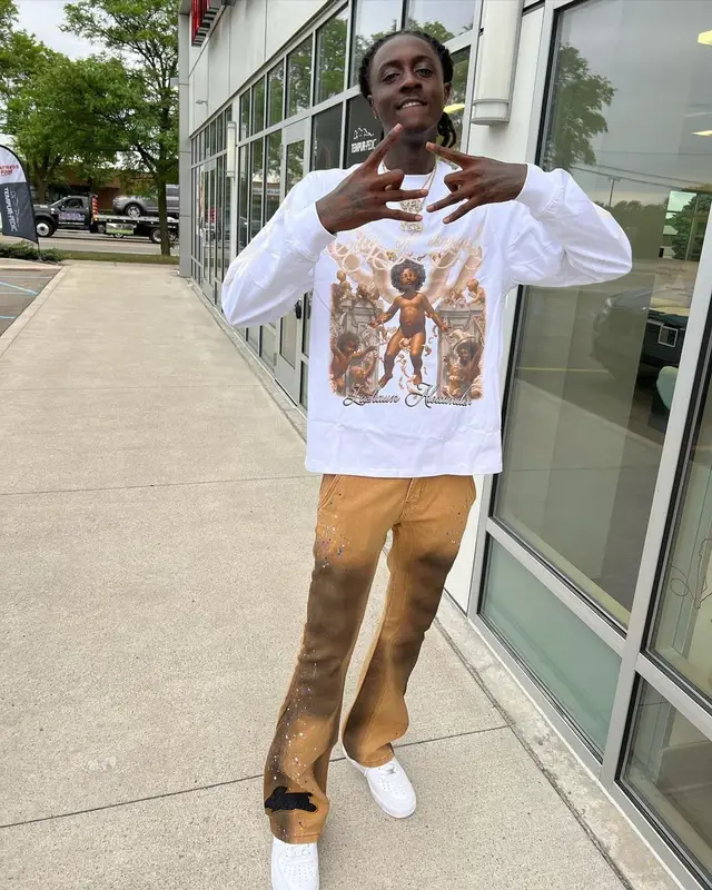 YFL Kelvin outfit in Lashaun Alexander and N9nety-9ne, 2023