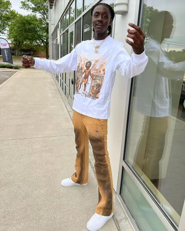 YFL Kelvin outfit in Lashaun Alexander and N9nety-9ne, 2023