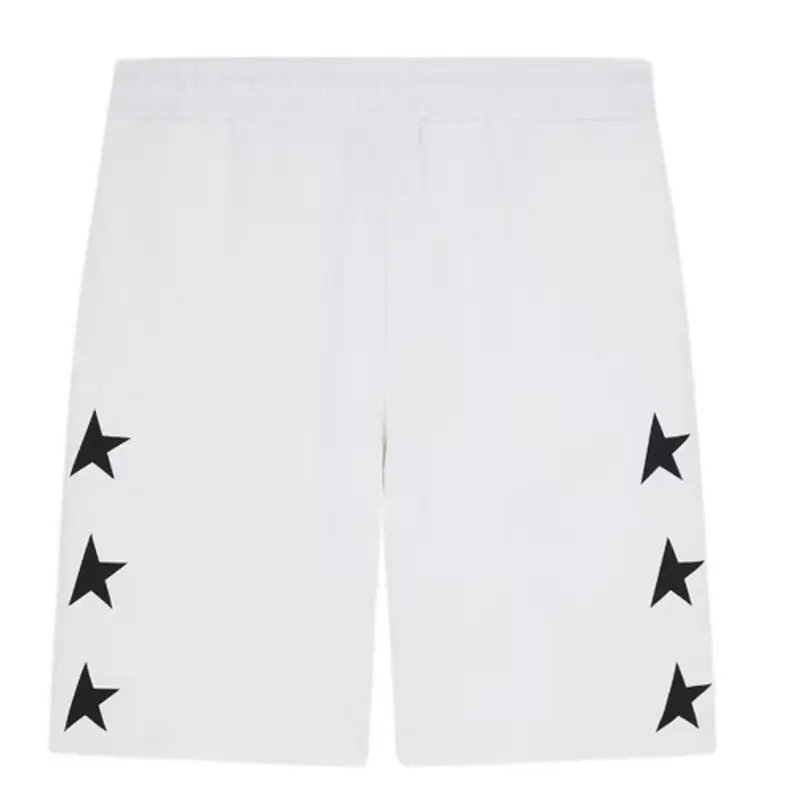 Golden Goose Vintage White Diego Star Collection Bermuda Shorts $280