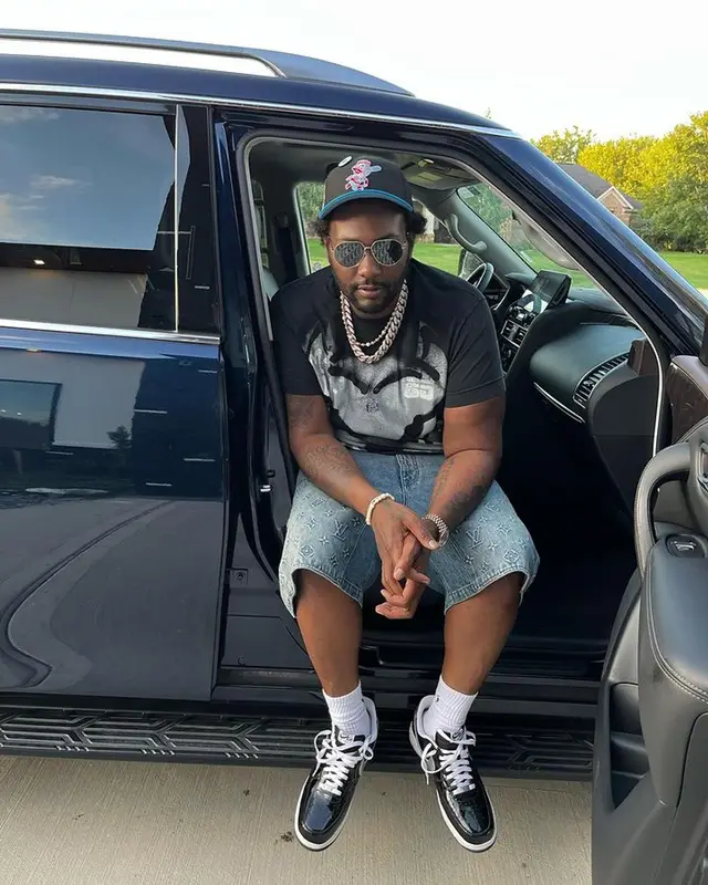 Peezy outfit in Givenchy, Louis Vuitton, and Dior, 2023