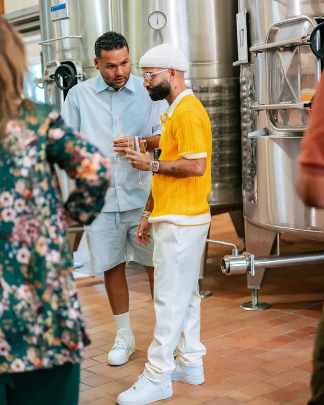 Arcangel outfit in Casablanca, Goyard, and Balmain, 2023