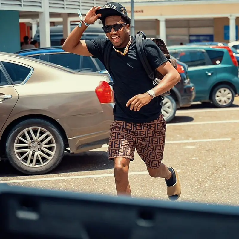 ThatBoyFunny outfit in Fendi, Adidas, and Prada, 2023