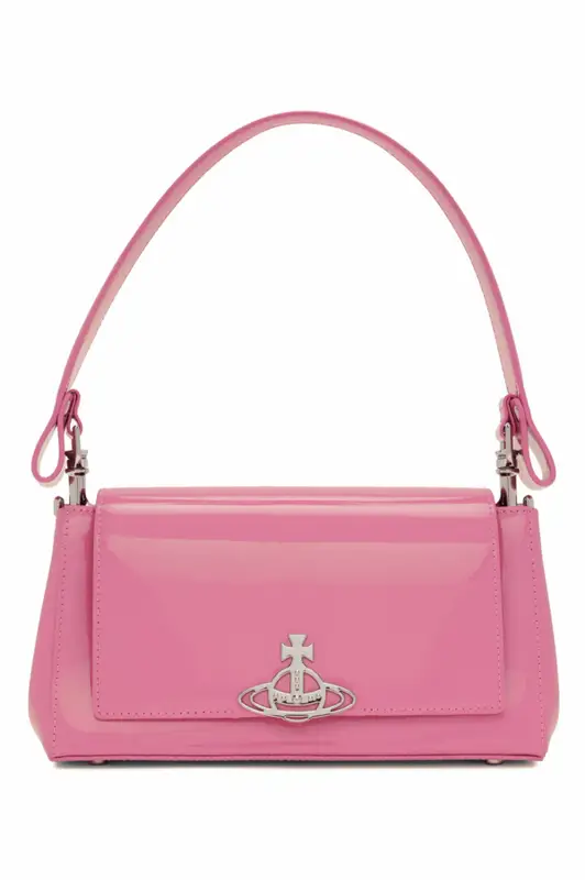 Vivienne Westwood Pink Medium Hazel Bag $640