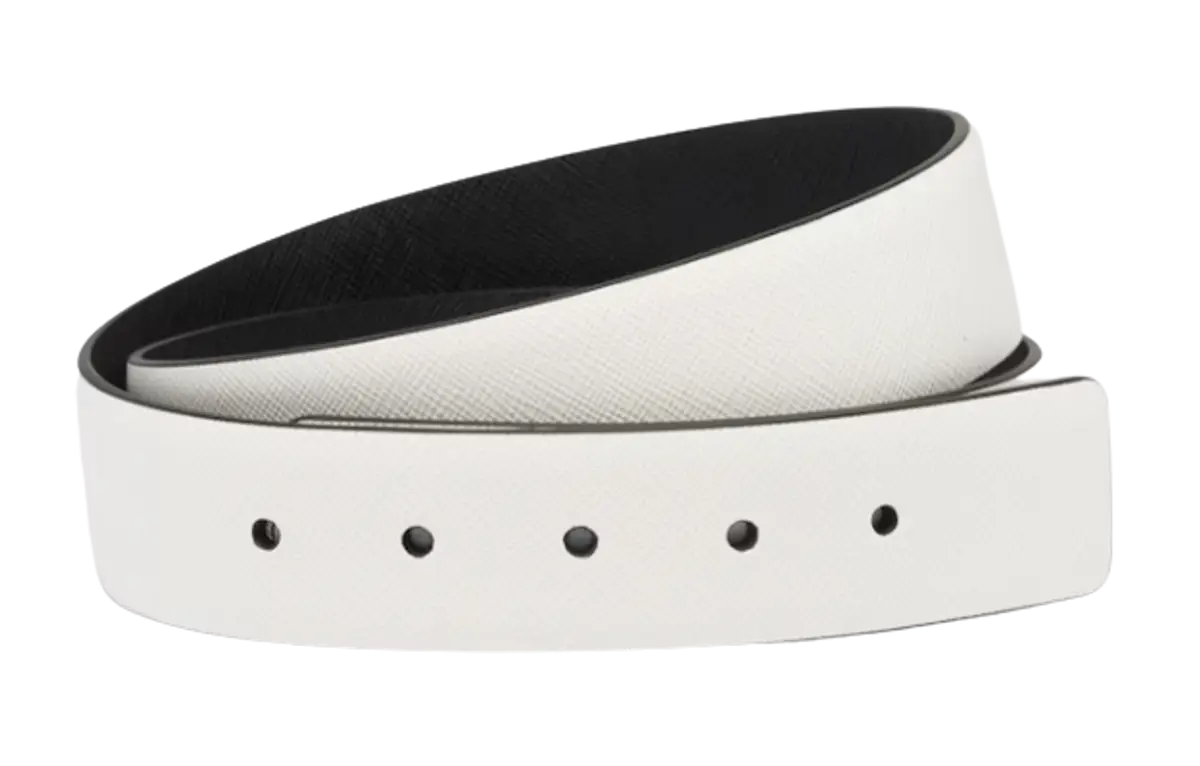 Prada Reversible Saffiano Leather Belt $460