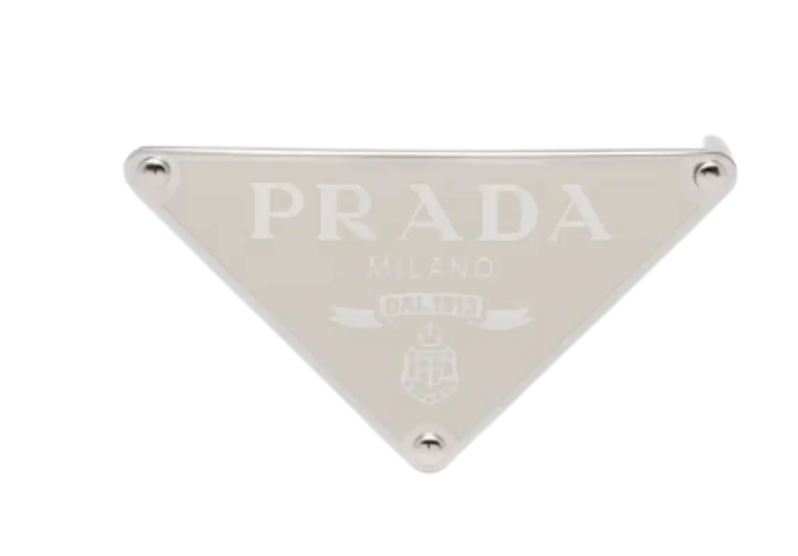 Prada Enameled Metal Belt Buckle $420
