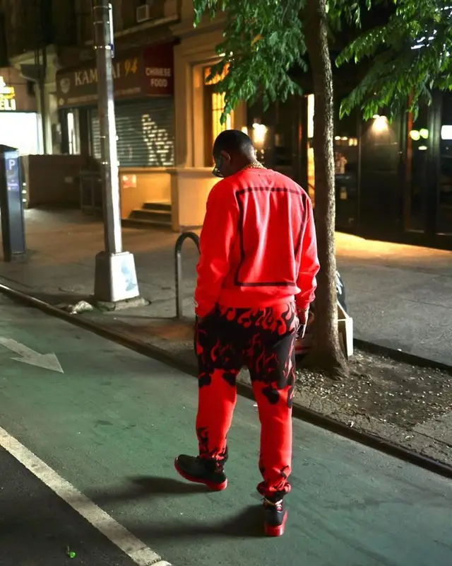Fabolous outfit in Gallery Dept., Chrome Hearts, and Matty Boy, 2023