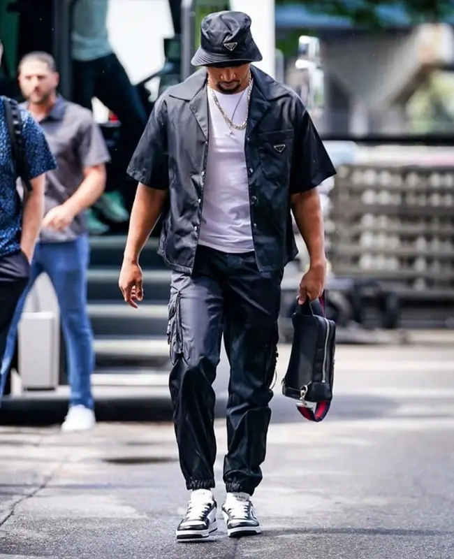 Mookie Betts outfit in Gucci and Prada, 2023