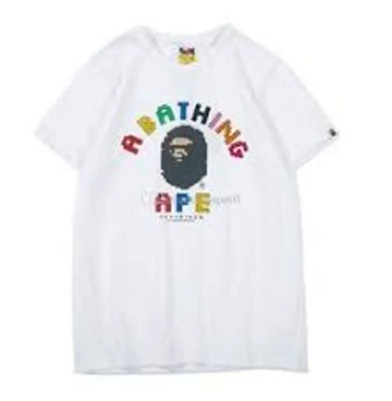 Bape Multi Color Letters T-Shirt $250