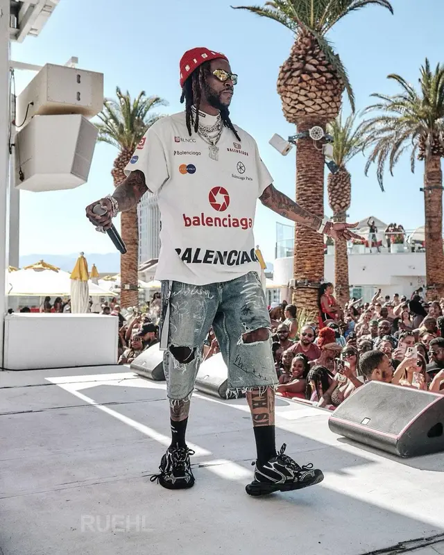2 Chainz outfit in Balenciaga and Melrose High, 2023
