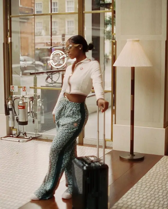 Dess Dior outfit in Casablanca and Nike, 2023