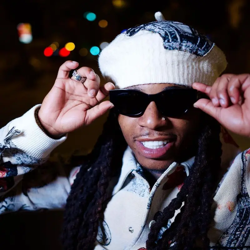 Jacquees outfit in Guapi and Celine, 2023