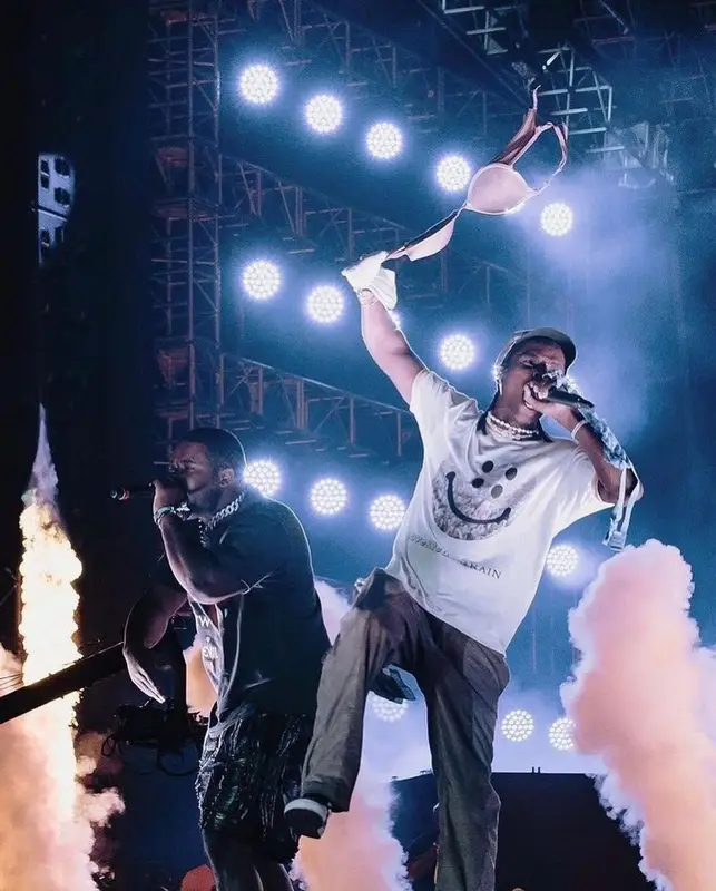 ASAP Rocky outfit in oh2eye, 2023
