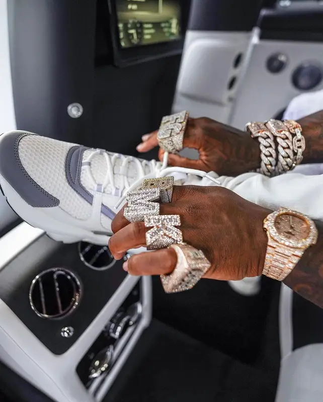 BandMan Kevo outfit in Dior and Amiri, 2023