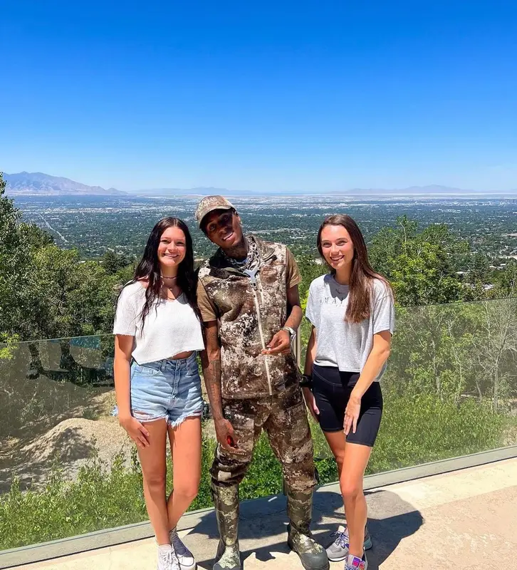 NBA YoungBoy outfit in Rick Owens and Cabela's, 2023