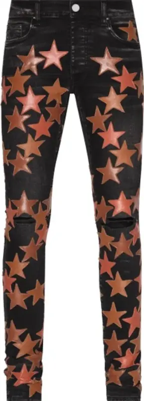 Amiri Black And Brown-Star Jeans $1279