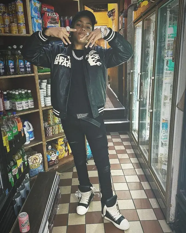 SugarHill Ddot outfit in Rick Owens and Amiri, 2023