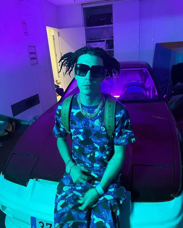Kidd Keo outfit in Bape, Gucci, and Off-White, 2023