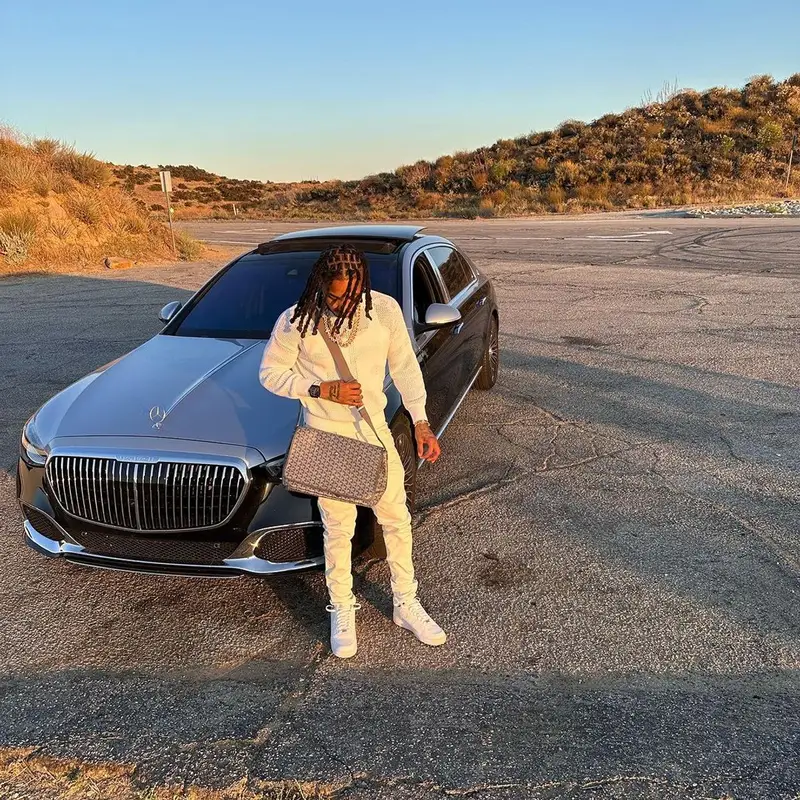 DDG outfit in Amiri, Nike, and Goyard, 2023