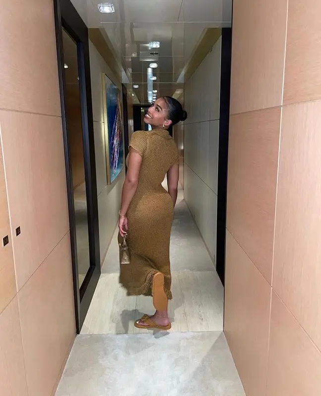 Lori Harvey outfit in Hermes, Proenza Schouler, and Chanel, 2023