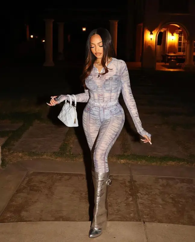 Jodie Woods outfit in Diesel, Givenchy, and Louis Vuitton, 2023