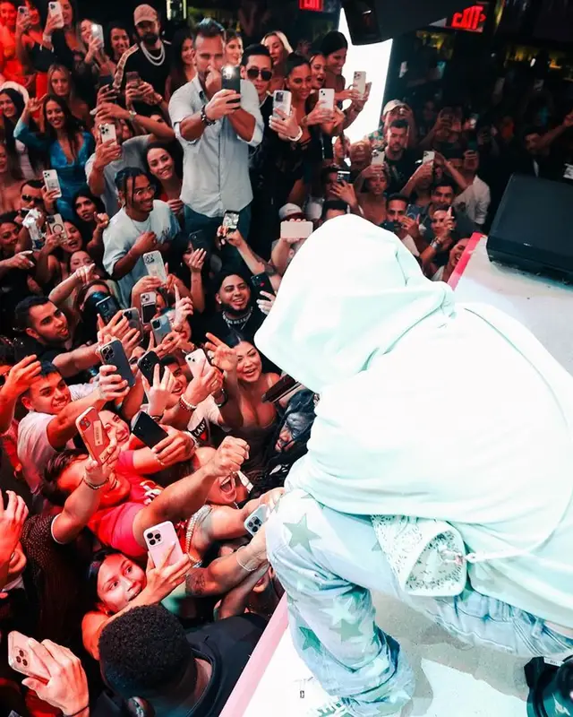 Anuel AA outfit in Amiri, 2023