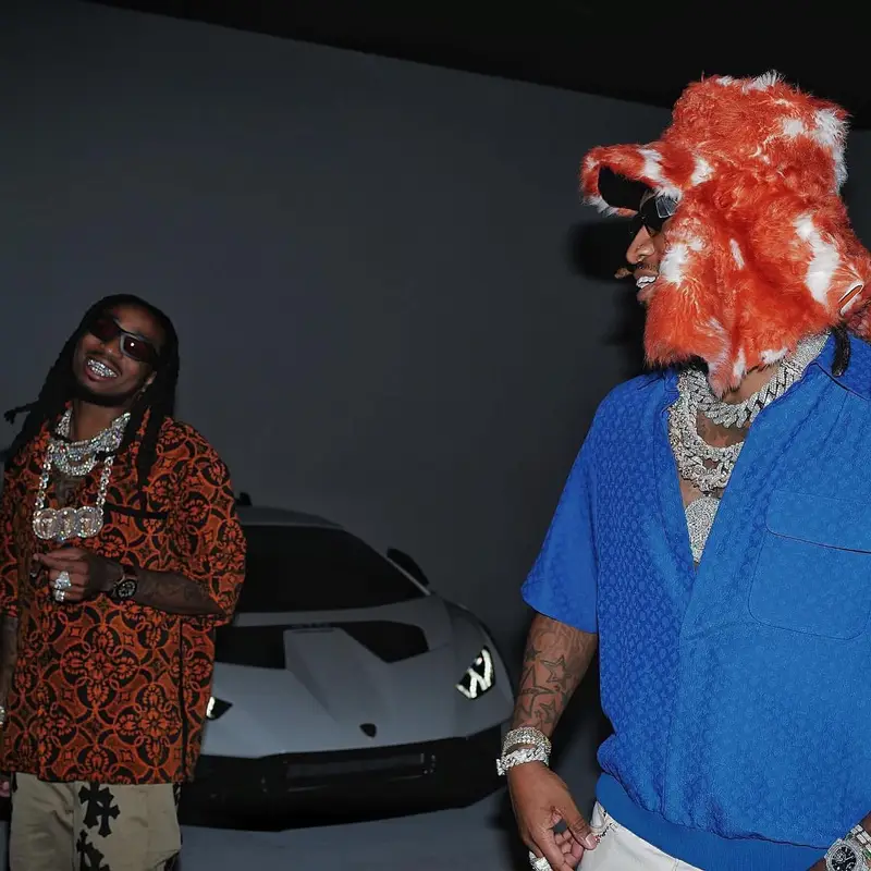 Future outfit in Louis Vuitton, Gucci, and Marni, 2023