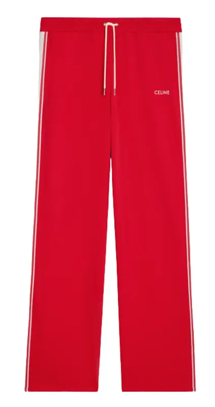 Celine Red Tracksuit Pants $1100