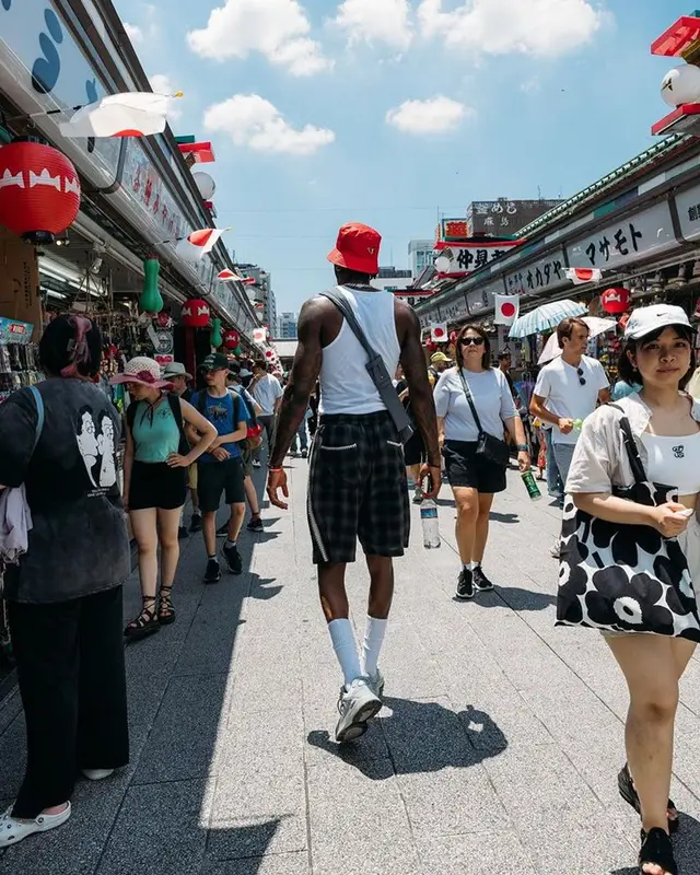 Jarred Vanderbilt outfit in Dior, Bottega Veneta, and Prada, 2023