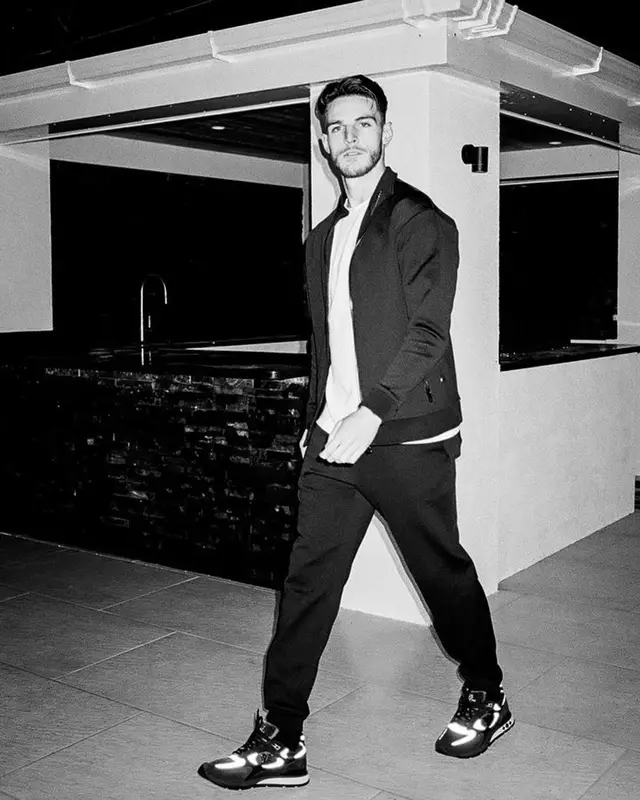 Declan Rice outfit in Louis Vuitton, 2022