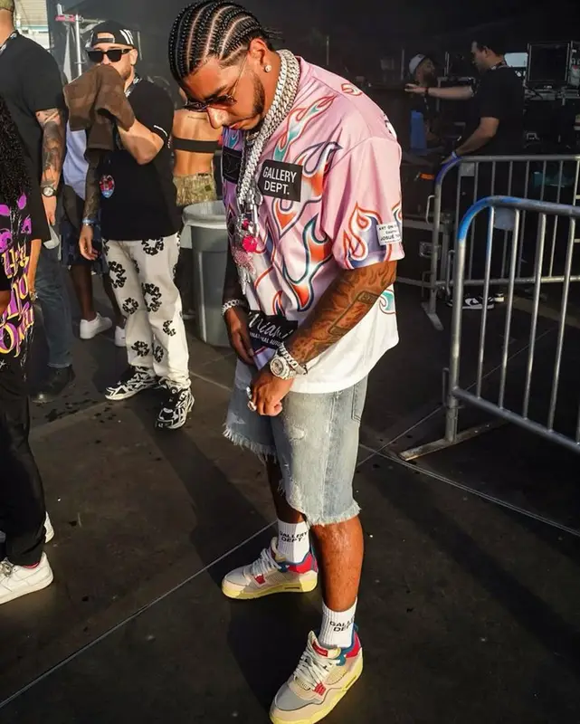 CJ outfit in Gallery Dept., Jordan, and Cartier, 2023