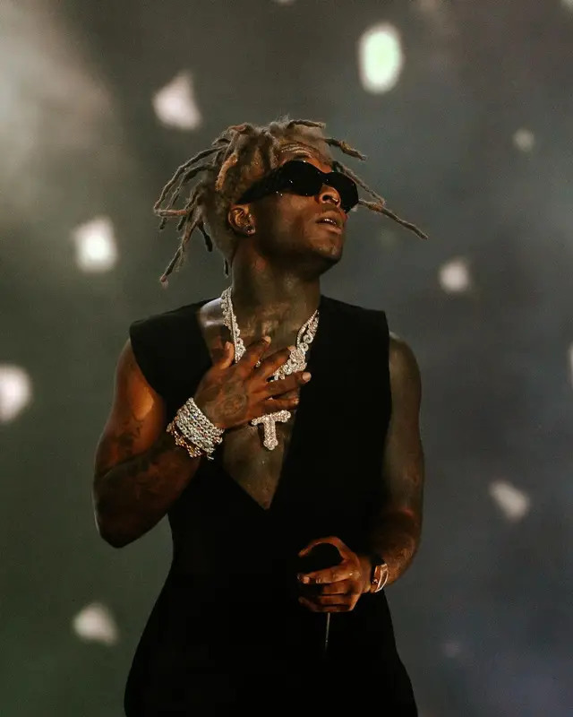 Lil Uzi Vert outfit in Rick Owens and Chanel, 2023